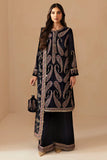 jazmin 3 PIECE UNSTITCHED EMBROIDERED VELVET DRESS BW1303