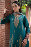 Jazmin 3Pc Dhanak Embroidered Suit Printed Shawl Bw2083