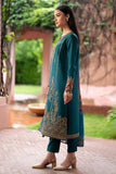 Jazmin 3Pc Dhanak Embroidered Suit Printed Shawl Bw2083