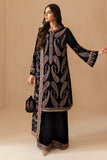 jazmin 3 PIECE UNSTITCHED EMBROIDERED VELVET DRESS BW1303