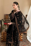 3 PIECE UNSTITCHED EMBROIDERED VELVET DRESS BW563 - Brands Wear
