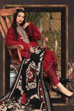 3Pc Dhanak Embroidered Suit Printed Shawl Bw2082