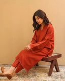 3 Piece Unstitched Embroidered Sleeves With Dhanak Embroidered Shawl BW2096