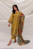 Jazmin 3Pc Dhanak Embroidered Suit Printed Shawl Bw2086