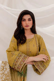 Jazmin 3Pc Dhanak Embroidered Suit Printed Shawl Bw2086