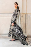 Baroque Winter 3 Piece Karandi Printed Dress with Karandi Dupata
