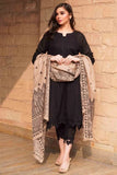 Winter Unstitched 3Pc Dhanak Dress With Digital Printed Dhanak Shawl BW2087