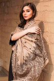 Winter Unstitched 3Pc Dhanak Dress With Digital Printed Dhanak Shawl BW2087