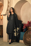3Pc Dhanak Embroidered Suit Printed Shawl Bw2074
