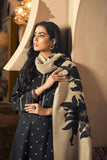 3Pc Dhanak Embroidered Suit Printed Shawl Bw2074