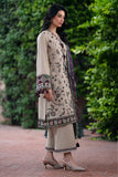 Jazmin 3Pc Dhanak Embroidered Suit Printed Shawl Bw2084