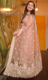 FAIZA SAQLAIN - 3 PIECE UNSTITCHED EMBROIDERED LAWN SUIT QN979 - Brands Wear