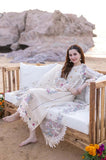QALAMKAR - 3 PIECE CHIKANKARI EMBROIDERED LAWN SUIT UNSTITCHED BW997 - Brands Wear