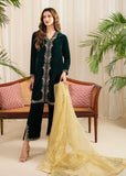 Ziva 3 PIECE UNSTITCHED EMBROIDERED VELVET DRESS BW1307