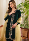 Ziva 3 PIECE UNSTITCHED EMBROIDERED VELVET DRESS BW1307