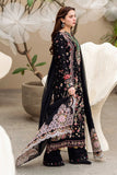 Lawn embroidered shirt set with matching embroidered slub net dupatta by Brands Wear, featuring intricate embroidery and lightweight fabric.