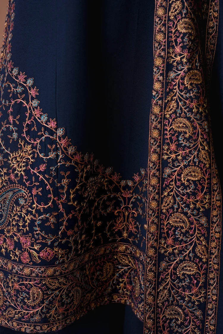 BATIK - 3 PIECE DHANAK EMBROIDERED SHIRT WITH DHANAK EMBROIDERED SHAWL BW2507 - Brands Wear
