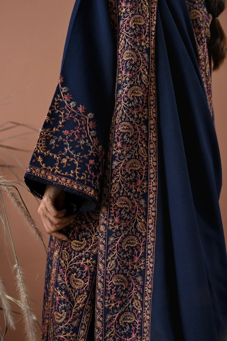 BATIK - 3 PIECE DHANAK EMBROIDERED SHIRT WITH DHANAK EMBROIDERED SHAWL BW2507 - Brands Wear
