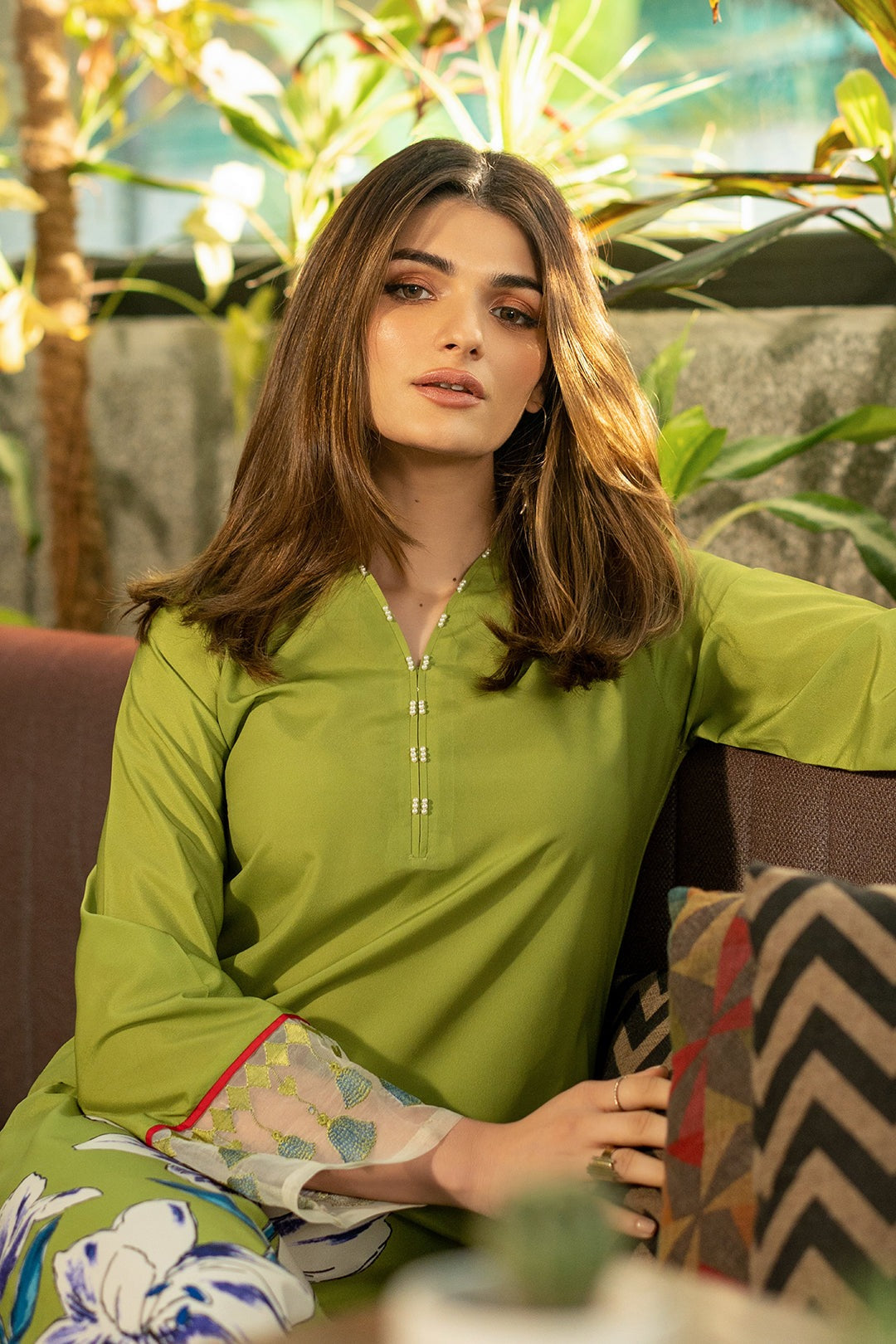 LULUSAR - 3 PIECE WINTER UNSTITCHED SHAMOZ SILK FABRIC in FLORAL PRINT BW829 - Brands Wear