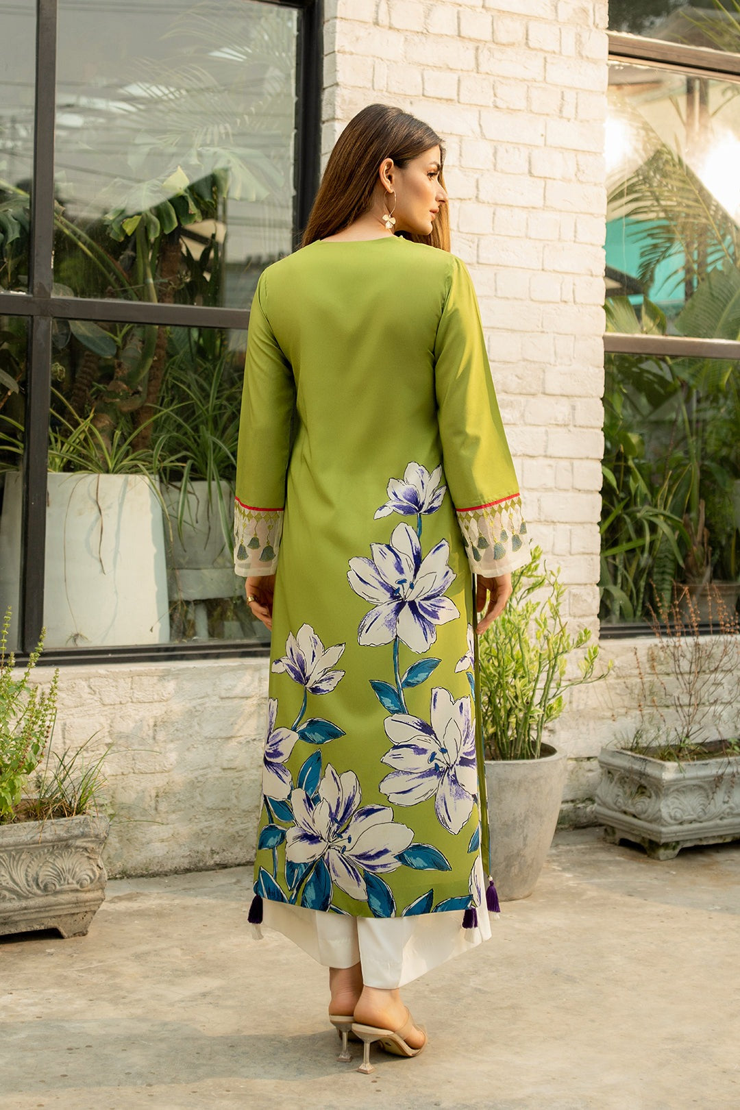 LULUSAR - 3 PIECE WINTER UNSTITCHED SHAMOZ SILK FABRIC in FLORAL PRINT BW829 - Brands Wear