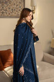 SAPPHIRE - 3 PIECE DHANAK EMBROIDERED SHIRT WITH DHANAK EMBROIDERED SHAWL BW2504 - Brands Wear