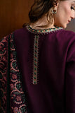 BATIK - 3 PIECE DHANAK EMBROIDERED SHIRT WITH DHANAK EMBROIDERED SHAWL BW1236 - Brands Wear