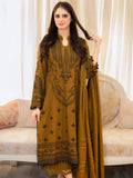 LIBAS - 3 PIECE EMBROIDERED DHANAK SUIT WITH HEAVY EMBROIDERED DHANAK SHAWL - Brands Wear