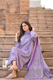 BAREEZE -SUMMER EMBROIDED 3PC LAWN BW2045
