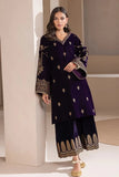 Baroque 3 PIECE UNSTITCHED EMBROIDERED VELVET DRESS BW1310