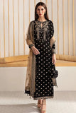 JAZMIN 3 PIECE UNSTITCHED EMBROIDERED VELVET DRESS BW1309