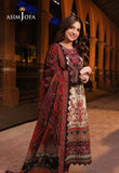 Asim Jofa - Winter 3PC Linen Bana Dora Digital Print Dress 2099