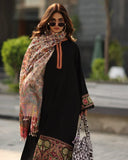 CHARIZMA 3PC EMBROIDERED DHANAK SUIT BW1313
