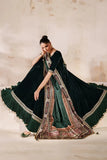 Baroque 3 PIECE UNSTITCHED EMBROIDERED VELVET DRESS BW1301