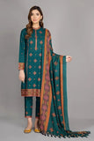 KAYSERYA 3PC EMBROIDERED LINEN SUIT BW1314