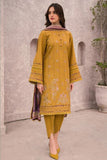 Jazmin 3 Piece Embroidered Dhanak Unstitched Dress Bw1354