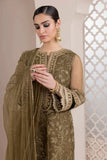 Baroque 3 Piece Embroidered Organza Unstitched Dress Bw1352