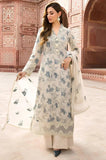 BAREEZE - 3 PIECE SUMMER LAWN EMBROIDERED SHIRT WITH EMBROIDERED CHIFFON BUPATTA BW18