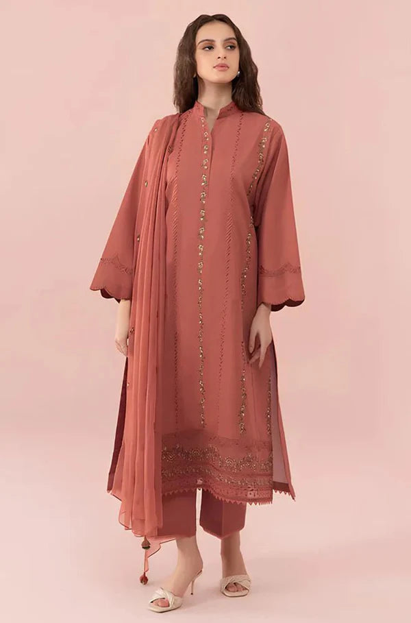 SAPPHIRE - 3 PIECE LAWN EMBROIDERED SUIT BW1039