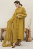3 PIECE LAWN EMBROIDERED SHIRT WITH ORGANZA EMBROIDERED DUPATTA BW2017