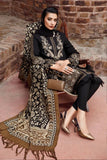 MARIA B 3PC EMBROIDERED DHANAK UNSTITCHED DRESS BW1317